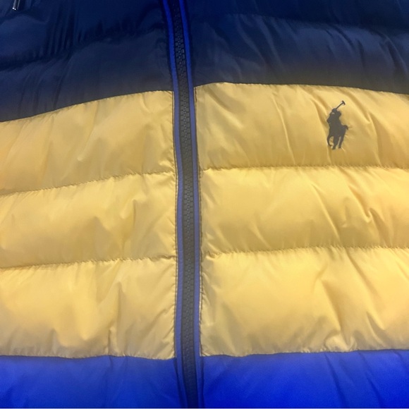 Polo Ralph Lauren Color-Block Packable Performance Water Repel Puffer Jacket - Picture 7 of 9